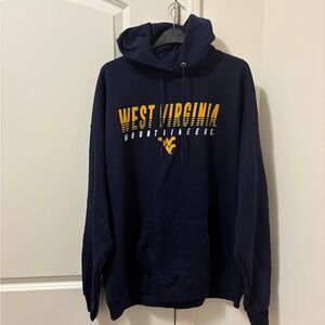 West Virginia Mountaineers Navy Hoodie Men’s size XLG